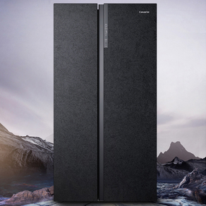 卡萨帝 原石系列 645升双开对开门 细胞级保鲜 家用冰箱 变频一级 超大容量 暮云黑 BCD-645WVPAU1