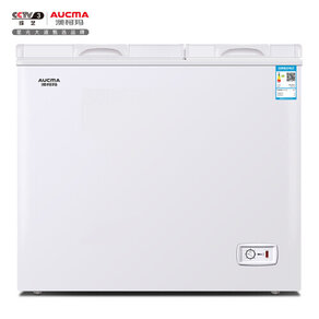 澳柯玛（AUCMA）211升 家用商用冰柜 双箱双温冷柜顶开门 冷藏冷冻卧式冰箱 冷藏全铜管 BCD-211CNE