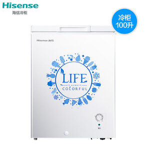 Hisense/海信 BD/BC-100N/A 冰柜家用小型冷藏冷冻柜卧式迷你冷柜