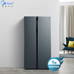 美的BCD-549升双开门家用无霜风冷一级能效变频智能对开门电冰箱