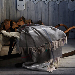 Careseen+轻奢系列 英伦复古风美利奴羊毛澳洲90%羊绒盖毯保暖冬