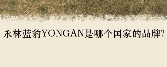 永林蓝豹YONGAN是哪个国家的品牌？