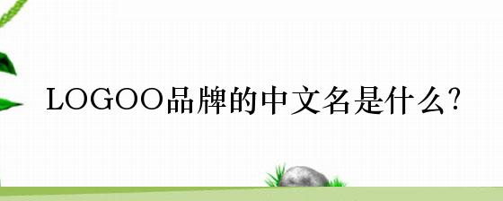 LOGOO品牌的中文名是什么？